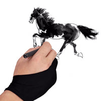 4Pcs Sketch Drawing Two Finger Glove Single Glove