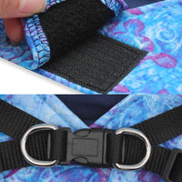 Colour Ocean Pattern Printed Pet Harness Dog Leash Set