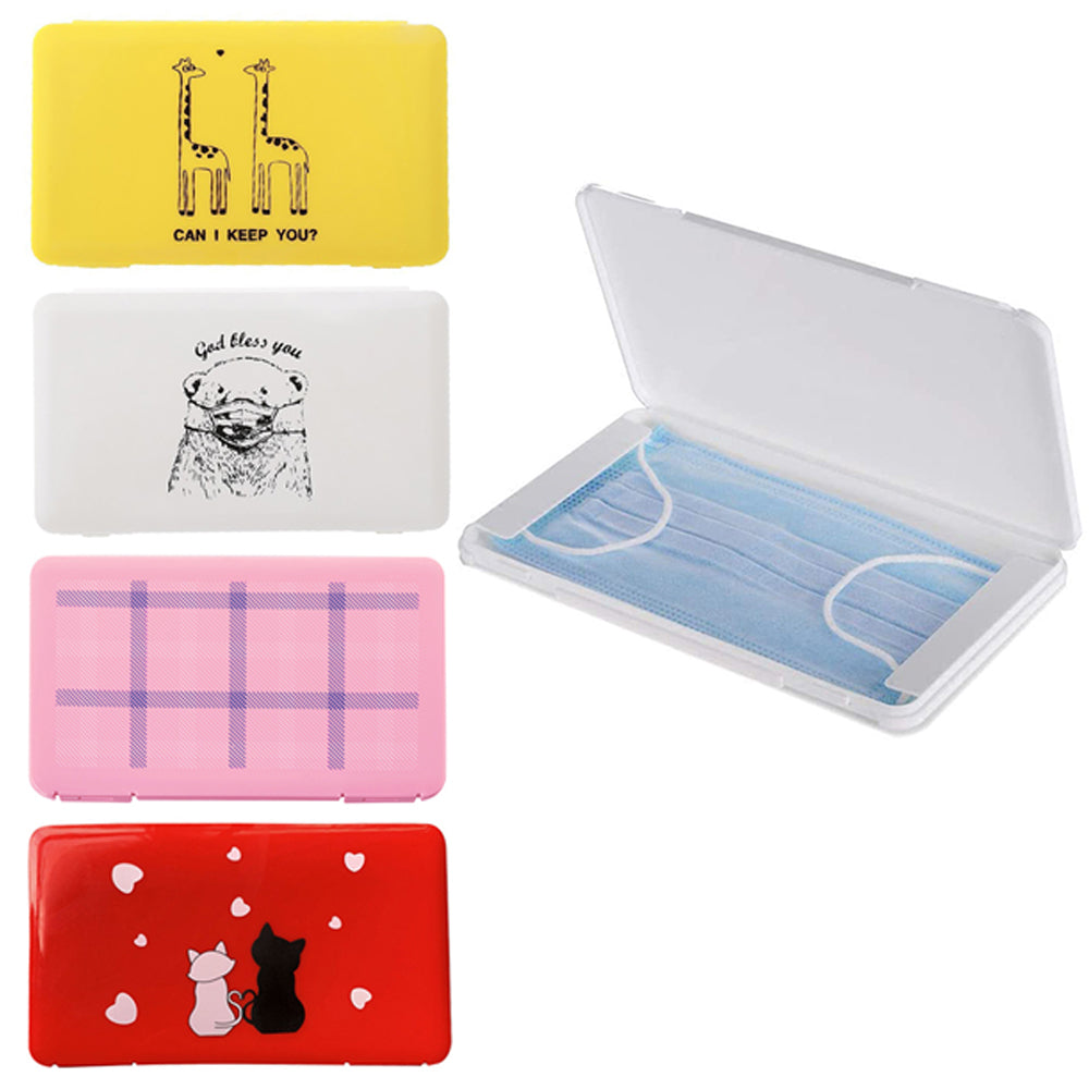 4Pcs Face Mask Storage Boxes Face Cover Cases fancygrab