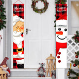 Christmas Porch Sign-Double Santa