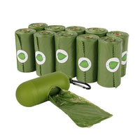 10 Rolls or 20 Rolls Biodegradable Pet Poop Bags with 1 Garbage Bag Container