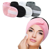 4 Pieces Wrap Head Terry Cloth Headbands Makeup Headbands