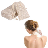 5Pcs or 10Pcs Health Cotton-Linen Exfoliating Soap Bags