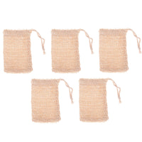 5Pcs or 10Pcs Health Cotton-Linen Exfoliating Soap Bags