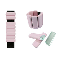 1Pair Adjustable Wrist Ankle Weight Bangles Wearable Fitness Training Bangles