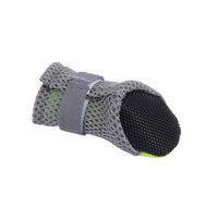 4-Pieces Pet Breathable Boots Black L