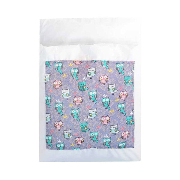 Japanese-Style Cat Bed Sleeping Bag with Pillow Purple-M