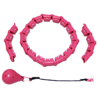 24 Knots Fitness Hula Hoop Detachable Weighted Hoops