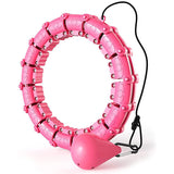 24 Knots Fitness Hula Hoop Detachable Weighted Hoops