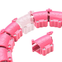 24 Knots Fitness Hula Hoop Detachable Weighted Hoops