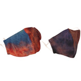 2pcs Reusable Tie Dye Face Mask Breatheable Face Mask Fashion Accessories for Women Men