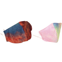 2pcs Reusable Tie Dye Face Mask Breatheable Face Mask Fashion Accessories for Women Men