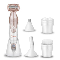 5 in 1 Electric Hair Remover Face Cleansing Brush Body Hair Remover for Women