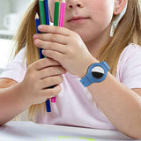 Silicone Airtag Wristband Blue