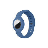 Silicone Airtag Wristband Blue