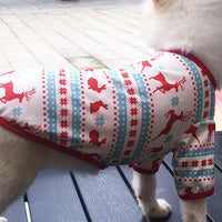 Elk Christmas Pet T-Shirt Pet Dog Cute Clothing Christmas Cute Pet Costume