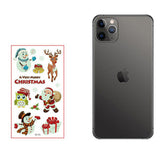 20-Sheets Christmas Luminous Tattoo Stickers