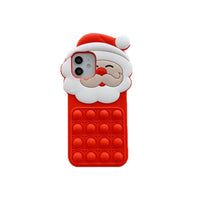 Fidget Anti-Stress Phone Case Chsistmas Decor Santa Claus