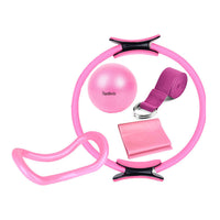 5Pcs Pilates Ring Yoga Exercise Ball Set with Resistance Band