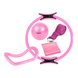 5Pcs Pilates Ring Yoga Exercise Ball Set with Resistance Band