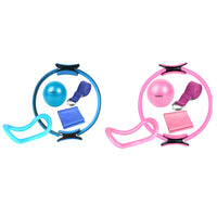 5Pcs Pilates Ring Yoga Exercise Ball Set with Resistance Band
