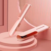 Portable USB Straight Hair Comb Hair Straightener Brush