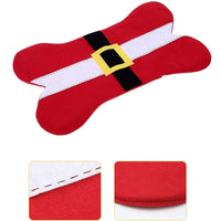 Christmas Dog Pet Bed Pads Bone Shaped