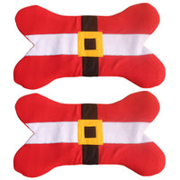 Christmas Dog Pet Bed Pads Bone Shaped