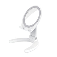 Portable Holder with Mirror Folding Beauty Desktop Stand