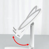Portable Holder with Mirror Folding Beauty Desktop Stand