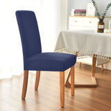 2Pcs Elastic Chair Cover-Navy