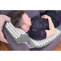 Body Massager Acupressure Cushion Mat Grey