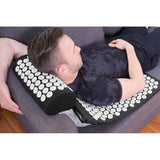 Body Massager Acupressure Cushion Mat Black