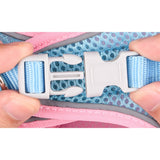 Reflective Pet Harness Leash Set Pink