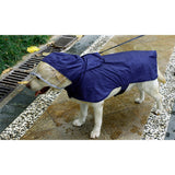Dog Raincoat with Hat Blue