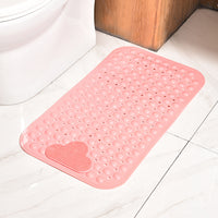 70 x 40cm Bathtub Mat Non Slip Mat with Feet Bristles - Pink