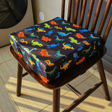 Kids Chair Cushion High Seat Pad Baby Infant Safe Booster Toddler Dinning Mat -Black