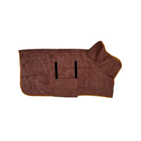 FancyGrab Pet Bathrobe Clothes Absorbent Towel Coffee