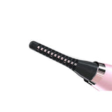 Electric Eyelash Curler Temperature Controlled Makeup Eyelash Curler Tool-Pink