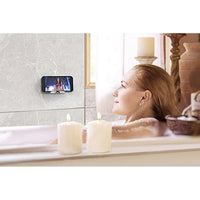 Wall Mount Aluminum Phone Holder Stand Grey
