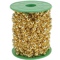 30M Fishing Line Artificial Pearls String-Gold
