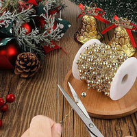 30M Fishing Line Artificial Pearls String-Gold