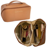Travel Portable Cosmetic Bag Makeup Bag-Coffee