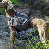 Dog Travel Hiking Backpack Saddle Bag Rucksack Medium-Black