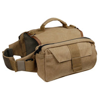 Dog Travel Hiking Backpack Saddle Bag Rucksack Large-Coffee