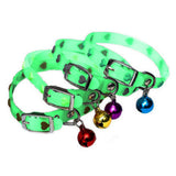 Set of 4Pcs Luminous Silicone Pet Collars-Heart Style