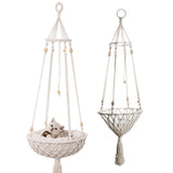 Pet Hammock Hanging Cat Bed Aerial Kitten Climbing Frame Sunny Window Seat Nest
