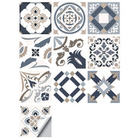 10pcs Reusable Tile Wall Stickers Style 3