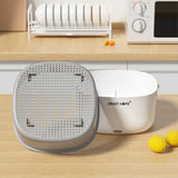 Ultrasonic Fruit Vegetable Cleaning Machine Fruit Vegetable Purifier with Drain Basket