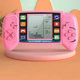 Pocket Handheld Video Game Device 3.5in Brick-Style Player with 23 Classic Games –Pink